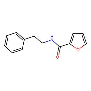 N-(2-phenylethyl)-2-furamide structure