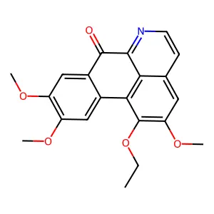 1-Ethoxy-2,9,10-trimethoxy-7H-dibenzo[de,g]quinolin-7-one structure
