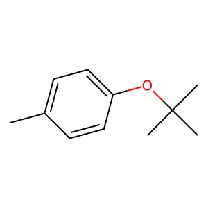 Benzene, 1-(1,1-dimethylethoxy)-4-methyl- structure