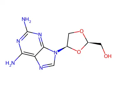 Amdoxovir structure