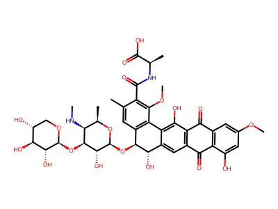 PRADIMICIN DER structure