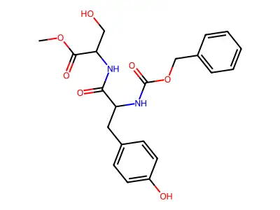 Z-Tyr-Ser methyl ester structure