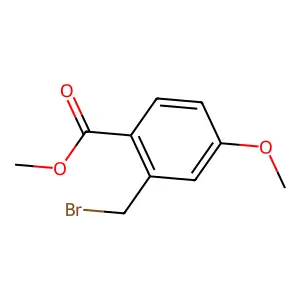 Methyl 2-(bromomethyl)-4-methoxybenzoate structure