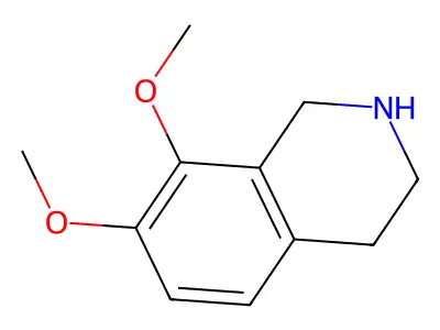 7,8-Dimethoxy-1,2,3,4-tetrahydroisoquinoline structure