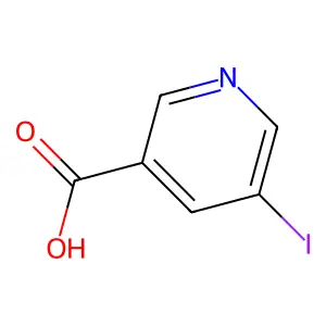 5-碘烟酸 structure
