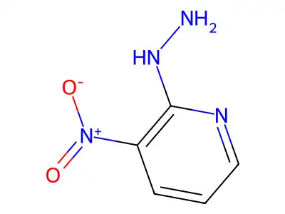 2-Hydrazinyl-3-nitropyridine structure
