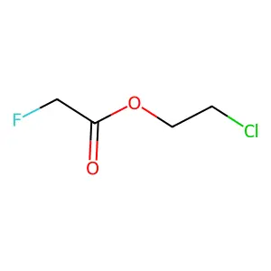 氟乙酸2-氯乙酯 structure