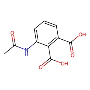 3-乙酰氨基邻苯二甲酸 structure