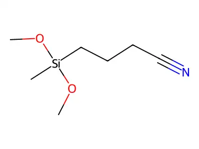 3-Cyanopropylmethyldimethoxysilane structure