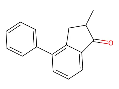 2-Methyl-4-phenyl-2,3-dihydro-1H-inden-1-one structure