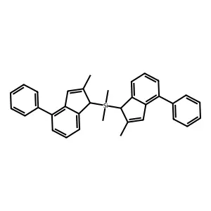 Silane, dimethylbis(2-methyl-4-phenyl-1H-inden-1-yl)- structure