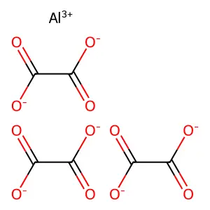 双(三草酸根合铝酸)三钡 structure