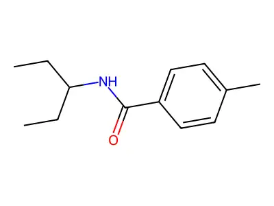 N-(1-Ethylpropyl)-4-methylbenzamide structure