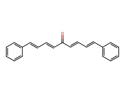 Dicinnamalacetone structure