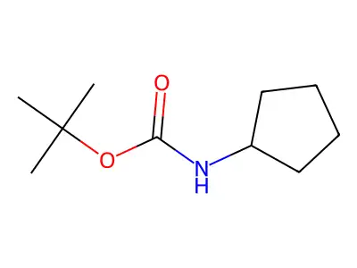 tert-Butyl cyclopentylcarbamate structure