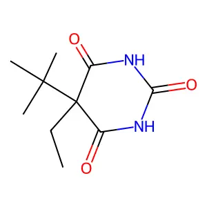 Barbituric acid, 5-tert-butyl-5-ethyl- structure