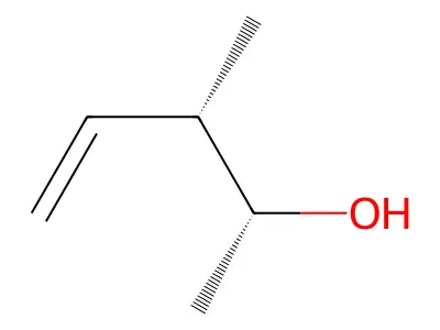 3-Methyl-4-penten-2-ol structure