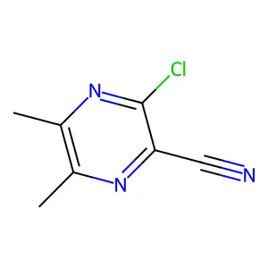 3-Chloro-5,6-dimethylpyrazine-2-carbonitrile structure