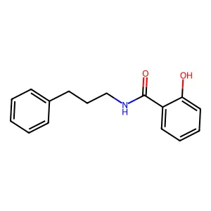2-Hydroxy-N-(3-phenyl-propyl)-benzamide structure