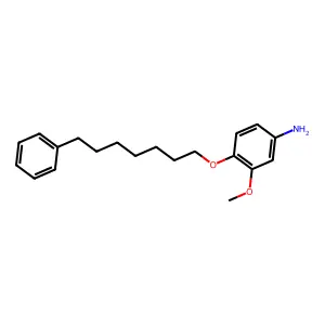 m-Anisidine, 4-((7-phenylheptyl)oxy)- structure