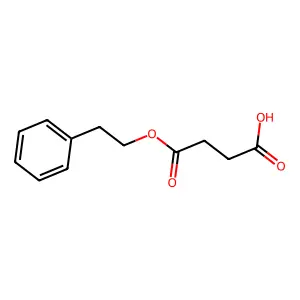 烷二酸, (2-苯基乙基)酯 structure