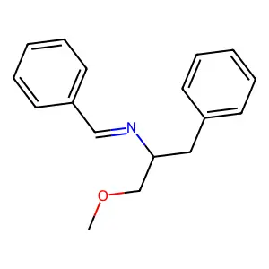 (S)-N-亚苄基-1-甲氧基-3-苯基丙-2-胺 structure