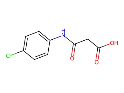 3-(4-Chloroanilino)-3-oxopropanoic acid structure