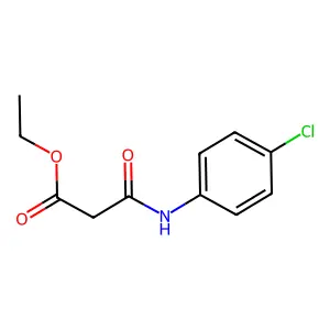 Ethyl 3-[(4-chlorophenyl)amino]-3-oxopropanoate structure