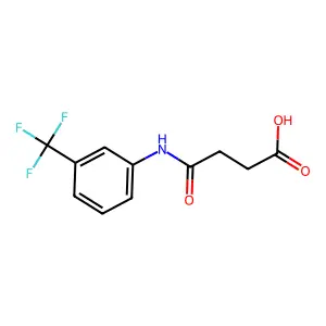 N-(3-三氟甲基苯基)琥珀酰胺酸 structure