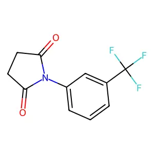 N-(3-三氟甲基苯基)琥珀酰亚胺 structure