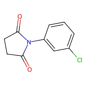 2,5-Piperidinedione, 1-(3-chlorophenyl)- structure