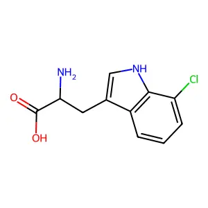 7-chloro-L-tryptophan structure