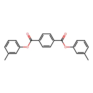 Bis(3-methylphenyl) benzene-1,4-dicarboxylate structure