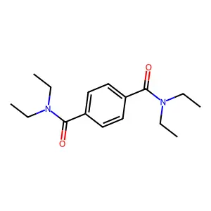 N,N,N',N'-四乙基对苯二甲酰胺 structure