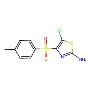 2-Thiazolamine, 5-chloro-4-[(4-methylphenyl)sulfonyl]- structure