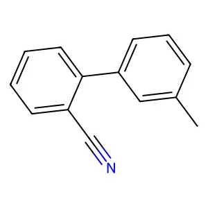 2-(3-Methylphenyl)benzonitrile structure