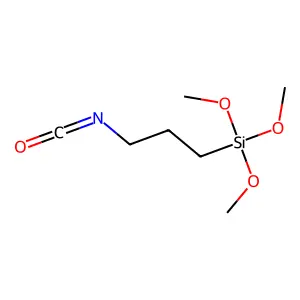 1-Isocyanato-3-trimethoxysilylpropane structure