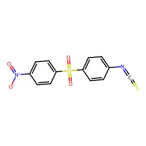1-Isothiocyanato-4-(4-nitrophenyl)sulfonylbenzene structure