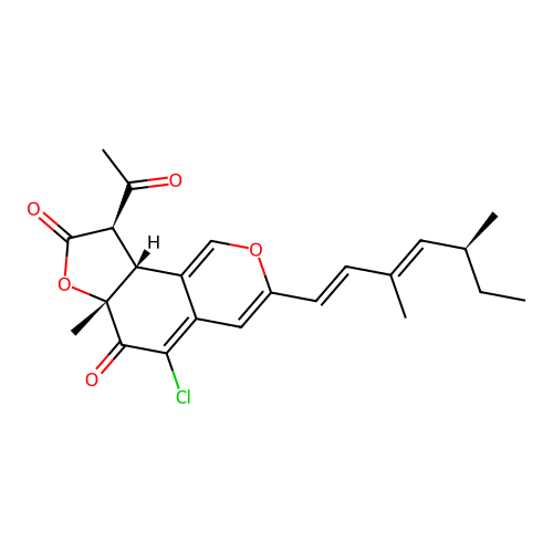 Isochromophilone Ia structure