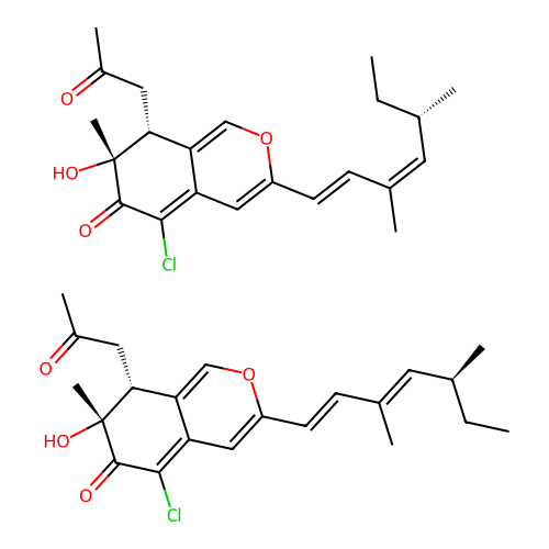 Isochromophilone IIb structure