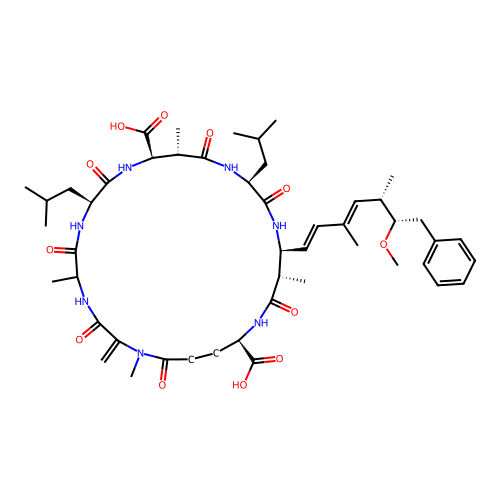 Microcystin LL structure