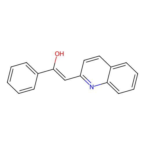 (Z)-1-Phenyl-2-(quinolin-2(1H)-ylidene)ethanone structure