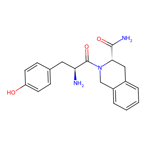 Tyr-Tic-NH2 structure