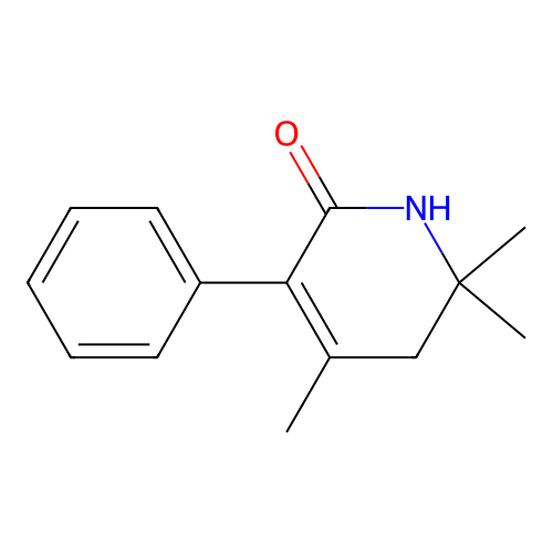 2,2,4-Trimethyl-5-phenyl-1,3-dihydropyridin-6-one structure