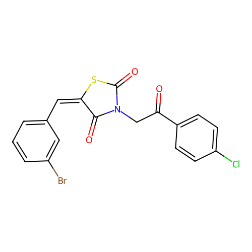 C18H11BrClNO3S structure