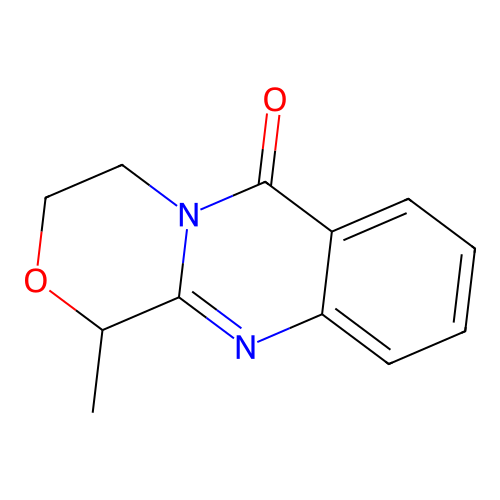1-methyl-3,4-dihydro-1H-[1,4]oxazino[3,4-b]quinazolin-6-one structure