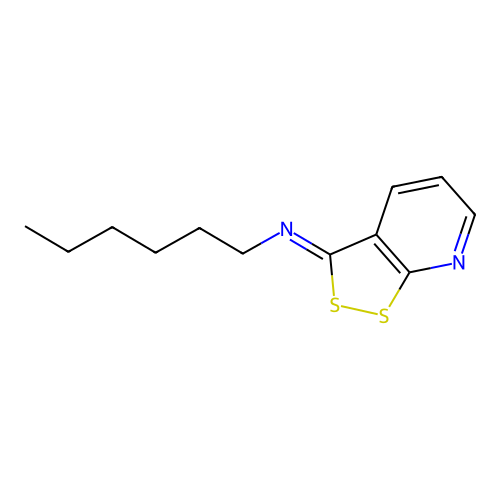 N-己基二硫醇并[3,4-b]吡啶-3-亚胺 structure