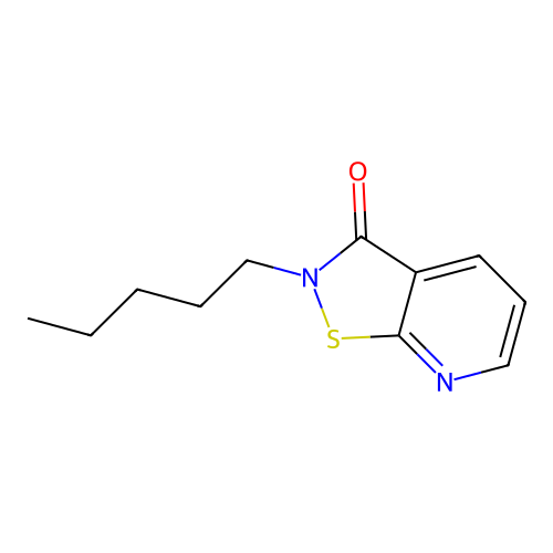 2-Pentylisothiazolo[5,4-b]pyridin-3-one structure