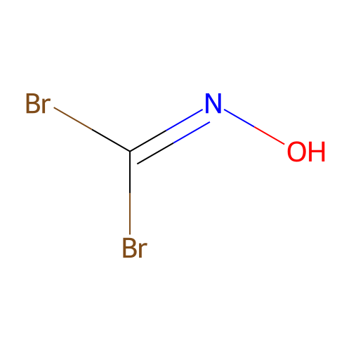 1-bromo-N-hydroxymethanecarbonimidoyl bromide structure