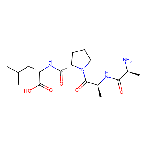 L-Leucine, L-alanyl-L-alanyl-L-prolyl- structure